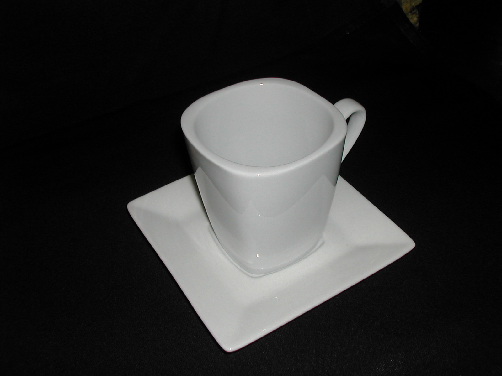 Shaped White Square Mug